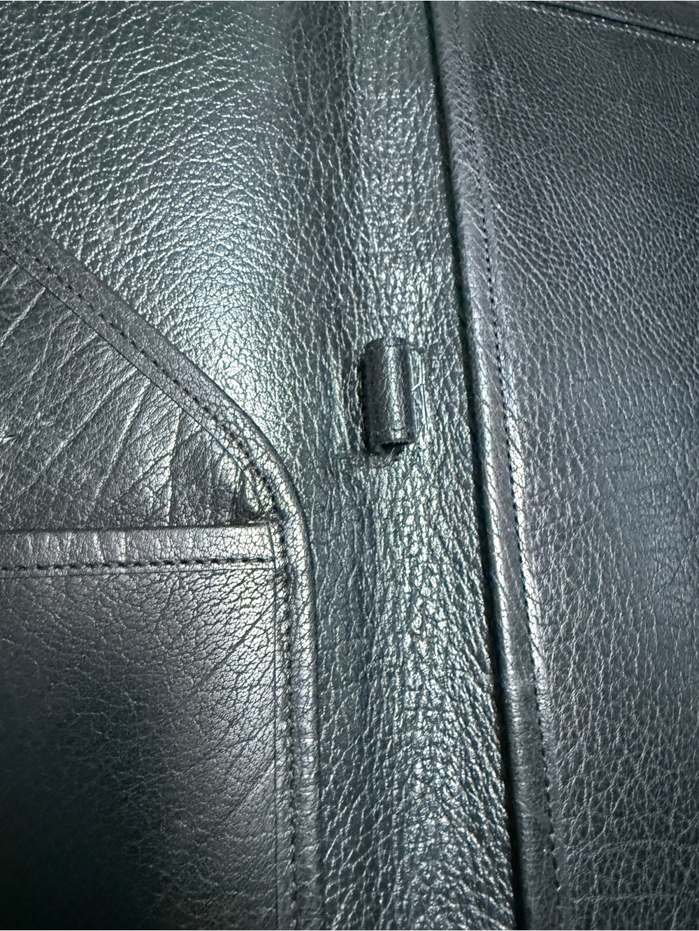 Vintage Coach Black Leather Portfolio - Picture 5 of 6
